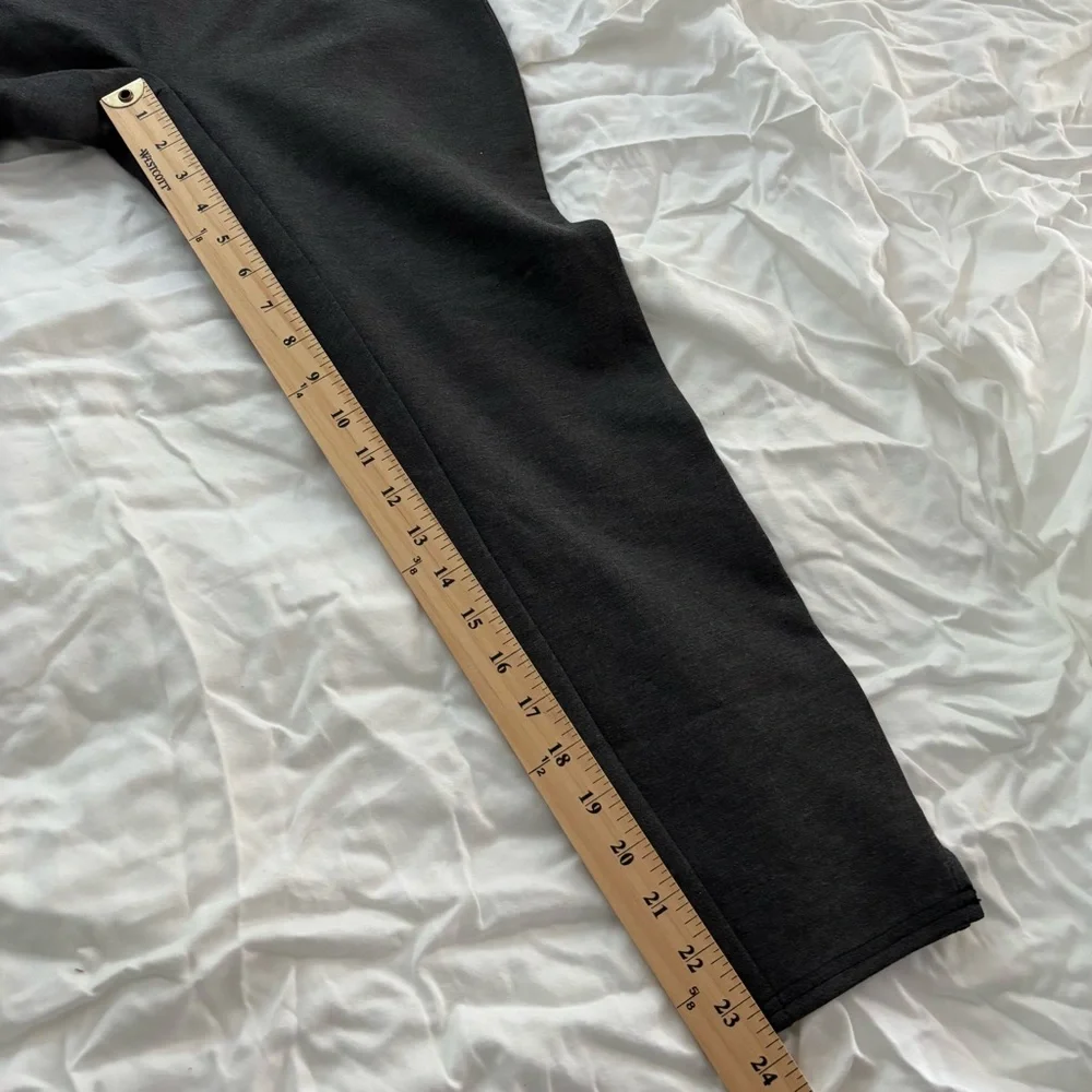 Spanx Ponte Ankle High Waist Grey Heather Pull On Leggings Size Petite M